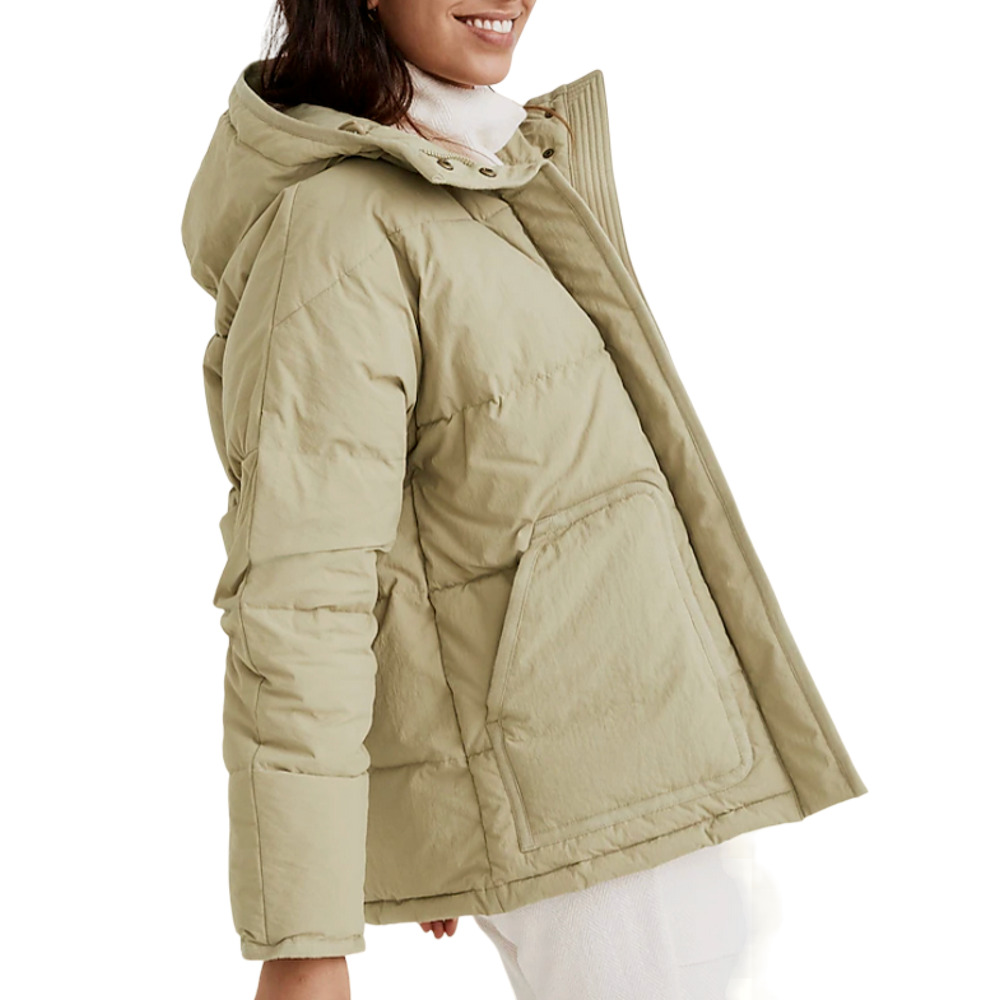 MADEWELL ASH GREEN HOLLAND QUILTED WATER RESISTANT PUFFER PARKA JACKET COAT 2X
